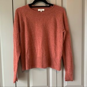 Madewell Red 100% Cashmere Sweater. Size large.